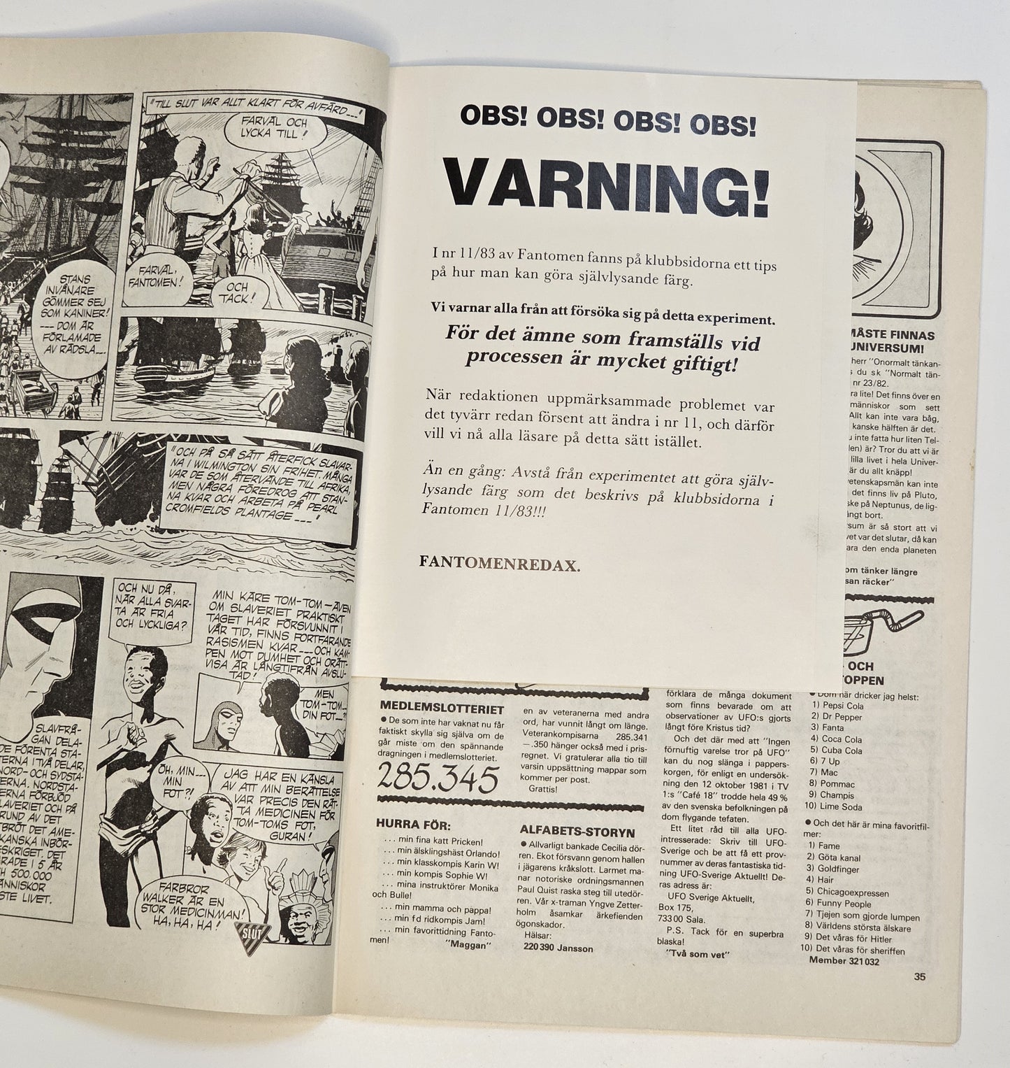 Fantomen Nr 12 1983 - Frihetens Ögonblick #FR#