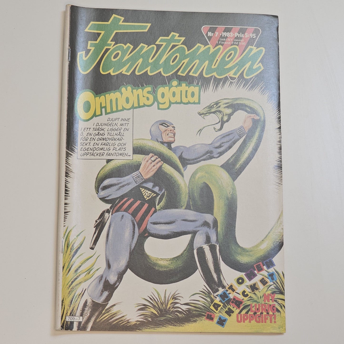 Fantomen Nr 7 1983 - Ormöns Gåta #VG#