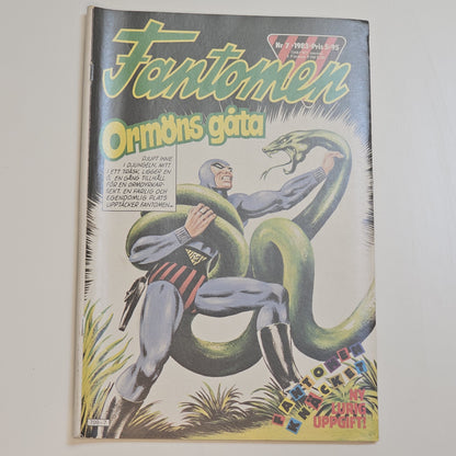 Fantomen Nr 7 1983 - Ormöns Gåta #VG#