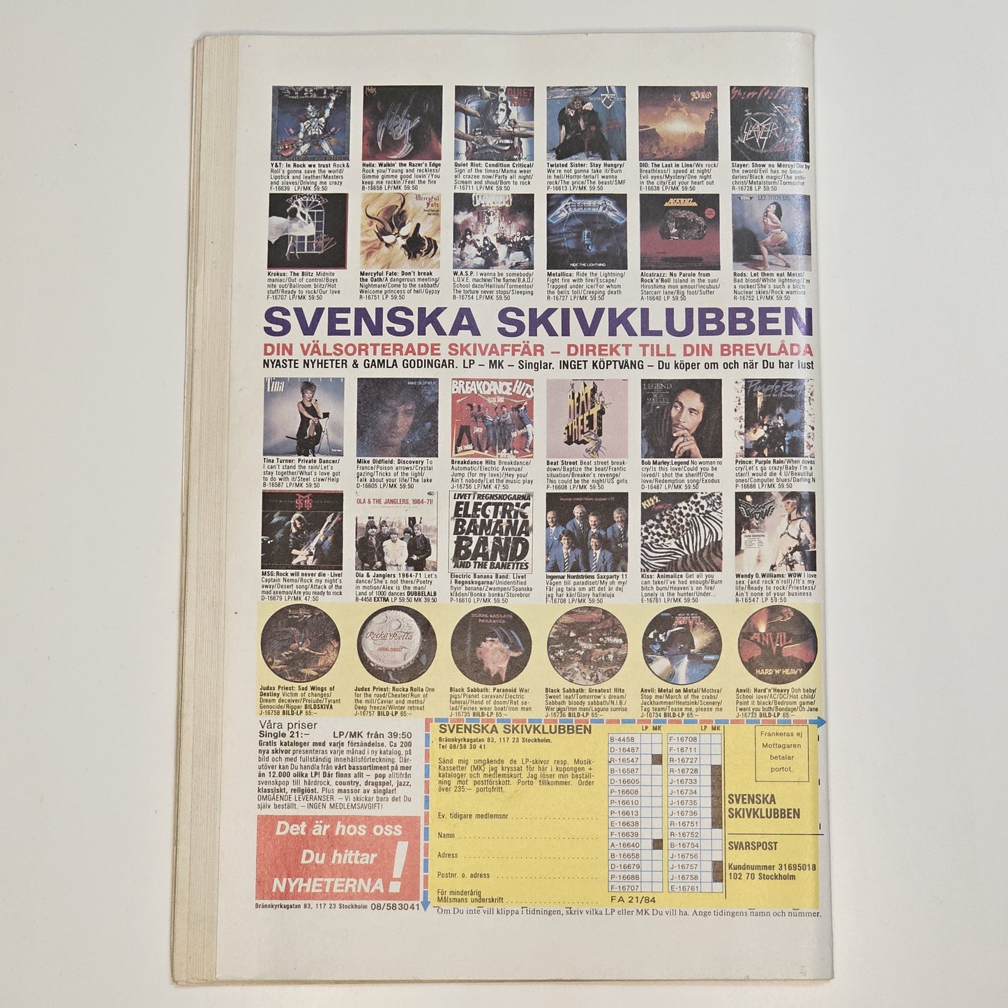 Fantomen Nr 21 1984 - Mannen Som Inte Kunde Dö! #VG#