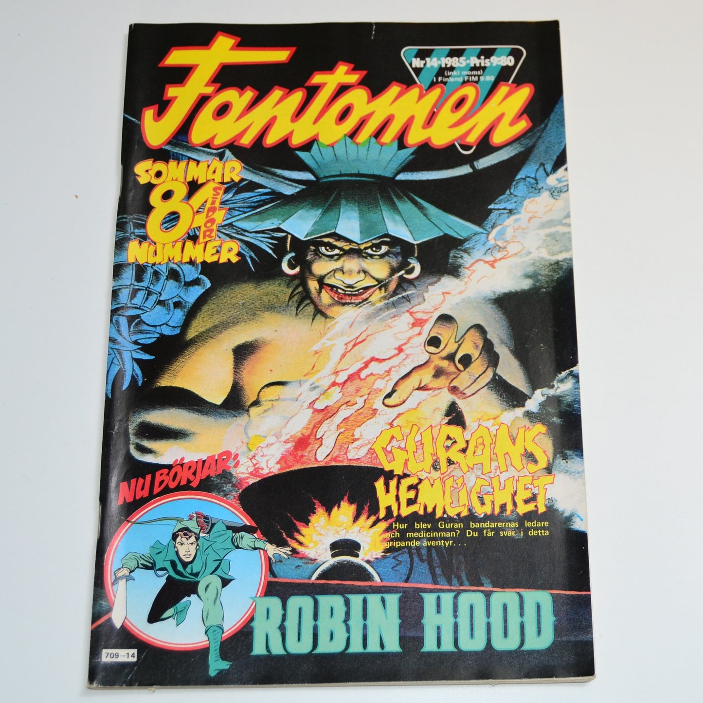 Fantomen Nr 14 1985 Sommarnummer #VG#