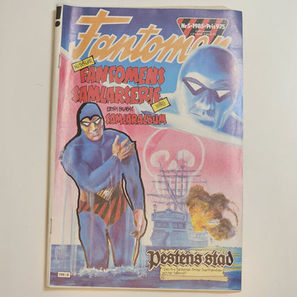 Fantomen Nr 5 1985 - Pestens Stad + Bilaga #FR#