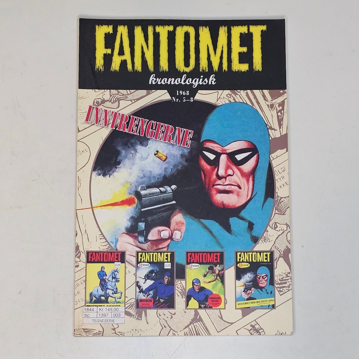 Fantomet Kronologisk 1968 Nr 5-8 #VF# (Norsk)