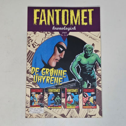 Fantomet Kronologisk 1969 Nr 5-8 #VF# (Norsk)