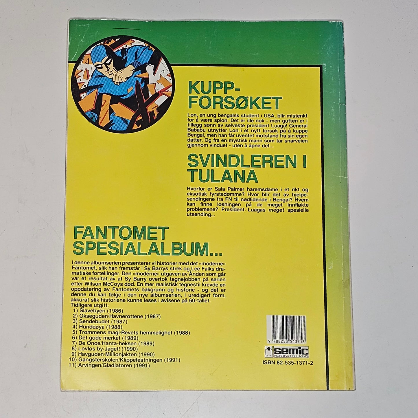 Fantomet Seriealbum Nr 12 #VG# (Norsk)