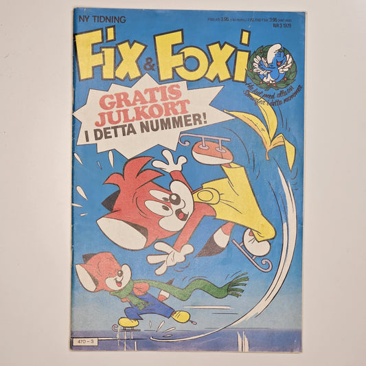 Fix & Foxi Nr 3 1979 #VG# + Bilaga (Julkort)