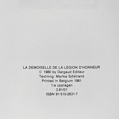 Flickan Från Hederslegionen 1981 #VF# **1:a Upplagan**