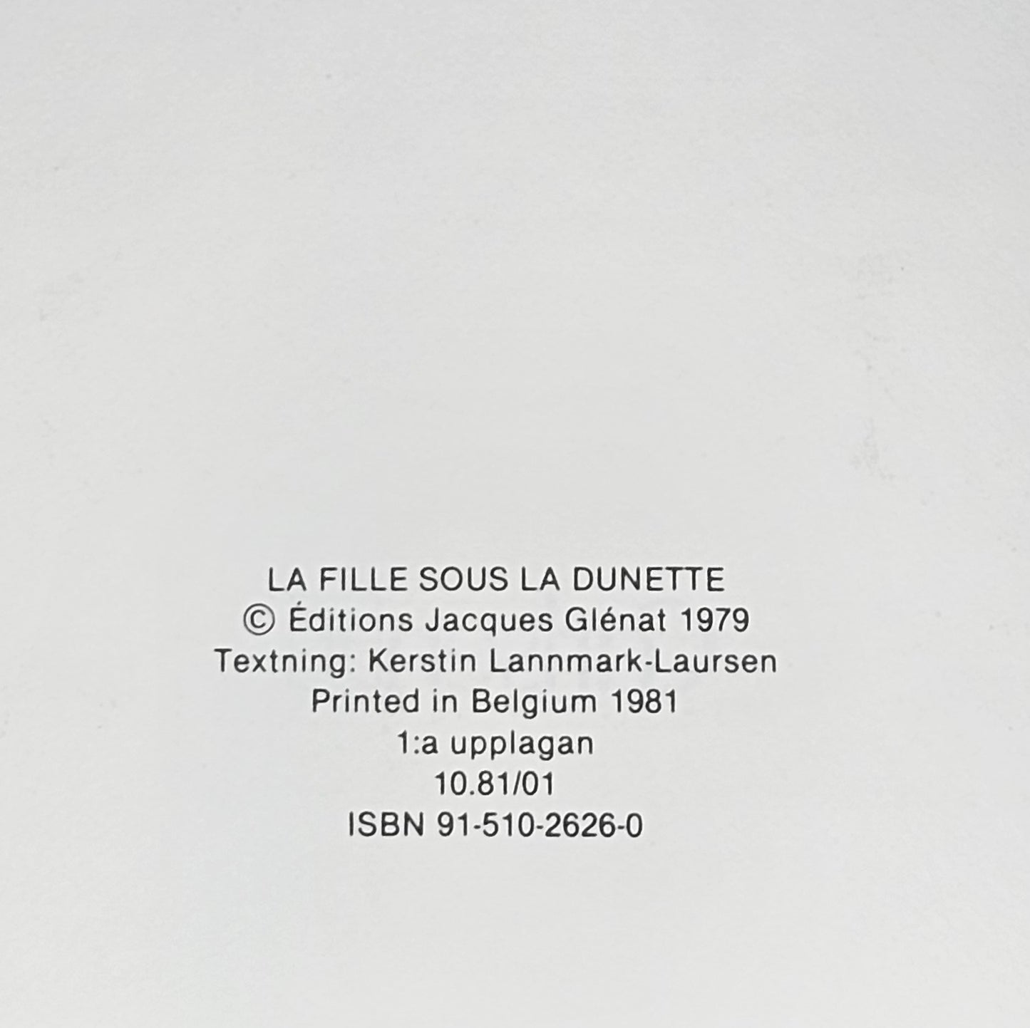 Resande Med Vinden - Flickan I Akterhytten #FN# 1981 **1:a Upplagan**