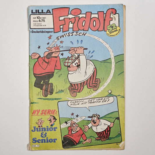 Lilla Fridolf Nr 10 1981 #VG#