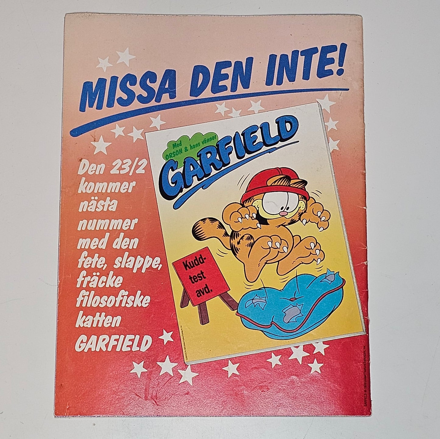 Garfield Nr 1 1989 #FN#