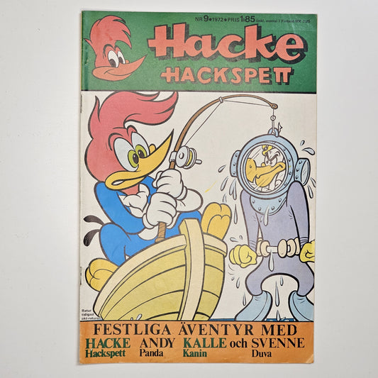 Hacke Hackspett Nr 9 1972 #FN#