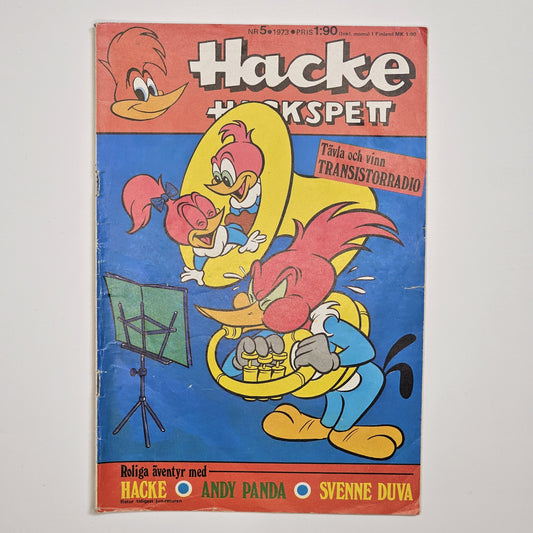 Hacke Hackspett Nr 5 1973 #VG#