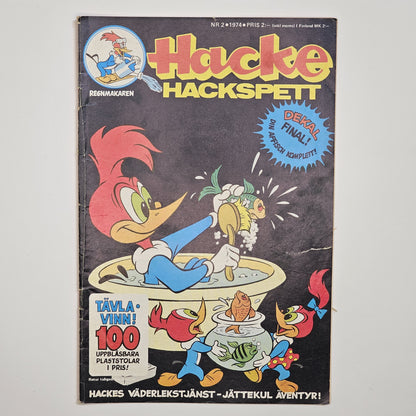 Hacke Hackspett Nr 2 1974 #GD#