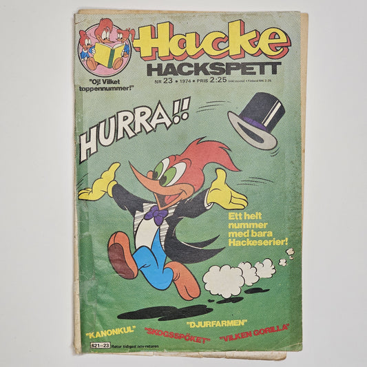Hacke Hackspett Nr 23 1974 #FR#
