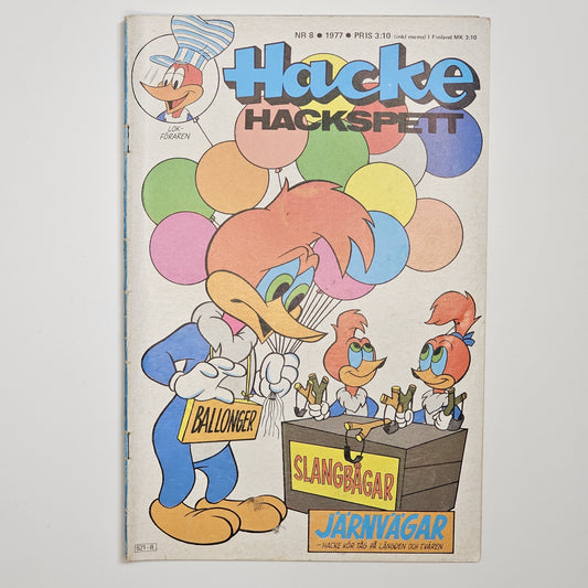Hacke Hackspett Nr 8 1977 #VG#