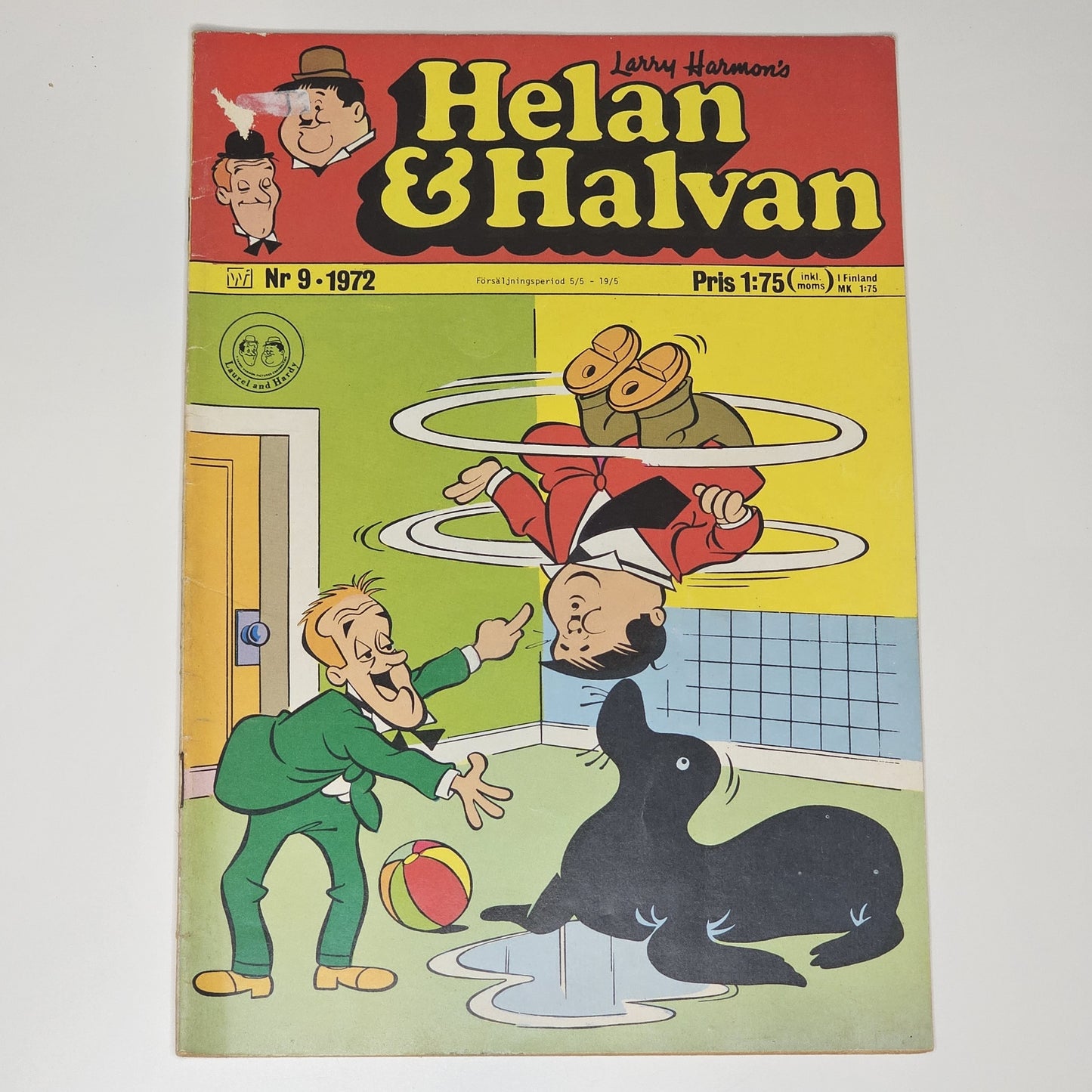 Helan & Halvan Nr 9 1972 #VG#