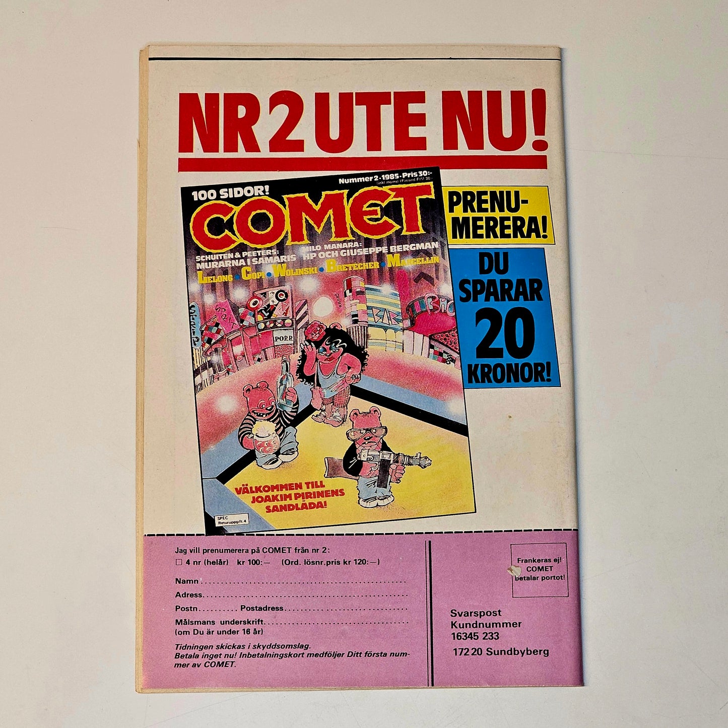 Helgonet Nr 11 1985 #FN#