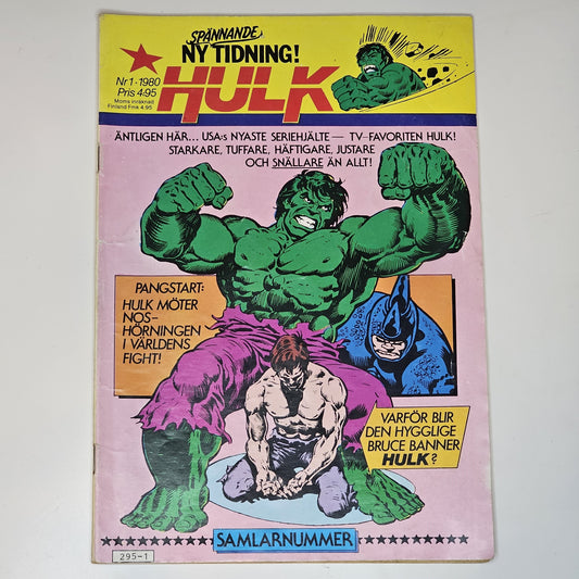 Hulk Nr 1 1980 #FN# **1:a Numret**