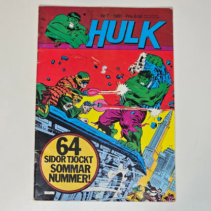 Hulk Nr 7 1981 #VG#