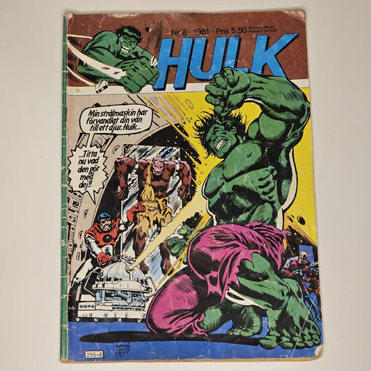 Hulk Nr 8 1981 #VG#