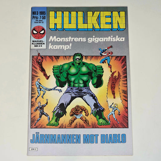 Hulken Nr 3 1985 #VF#