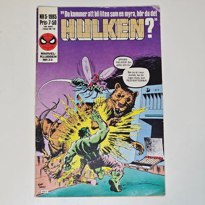 Hulken Nr 5 1985 #VG#