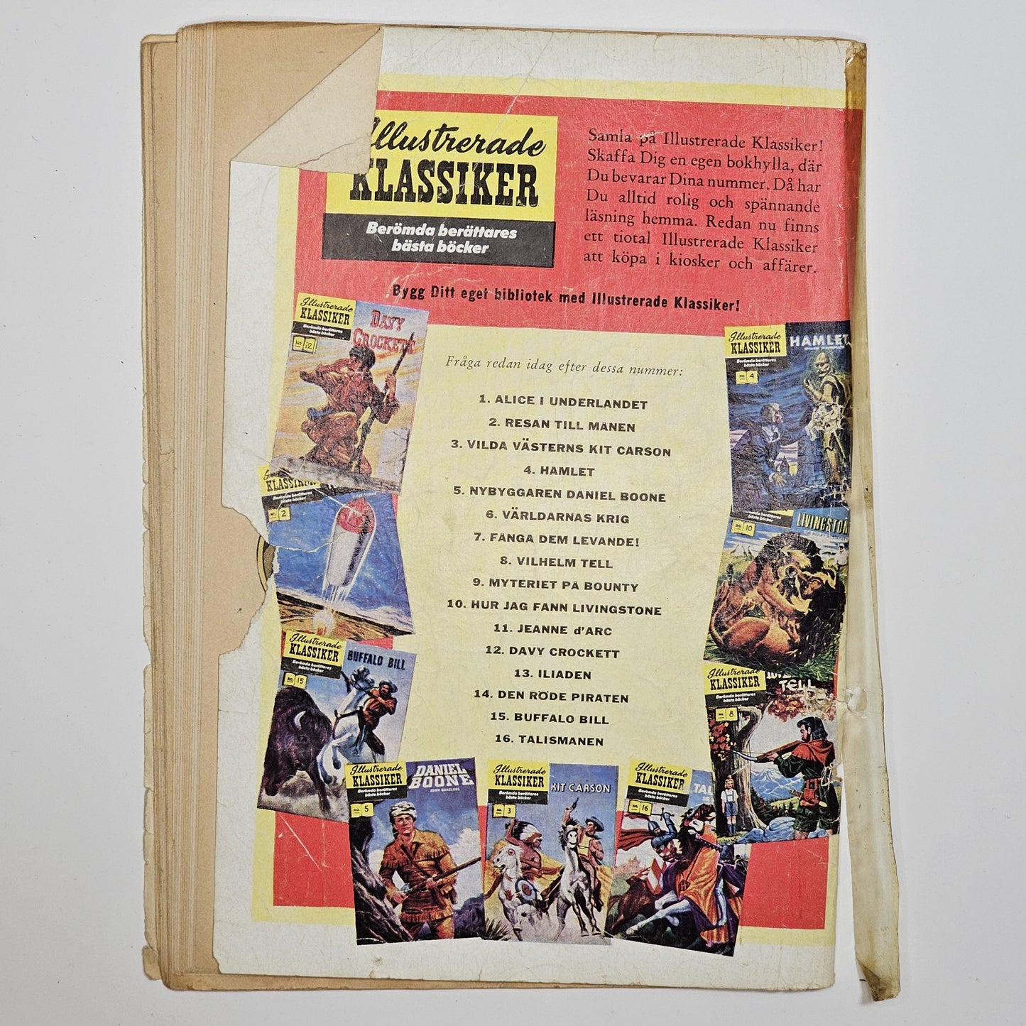 Illustrerade Klassiker Nr 10 1:a utgåvan 1956 #FR#