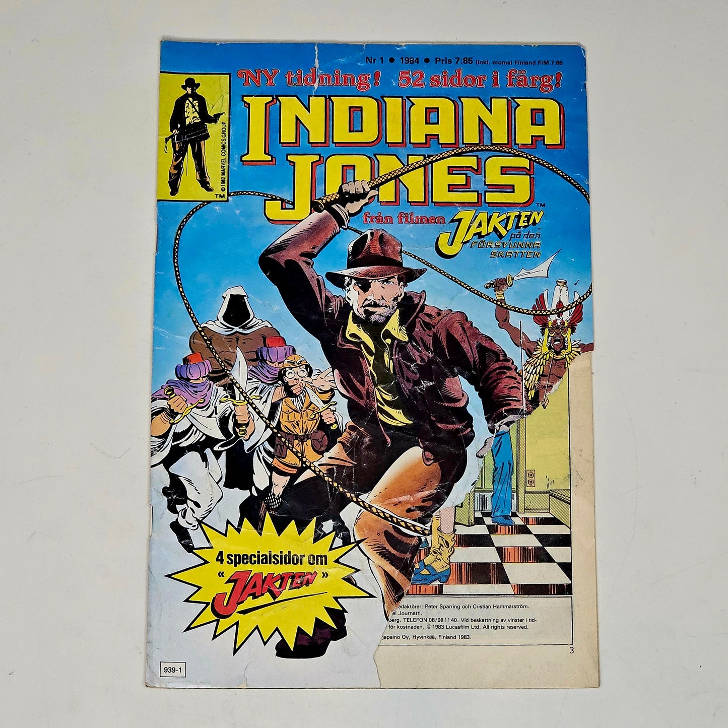 Indiana Jones Nr 1 1984 #FR#