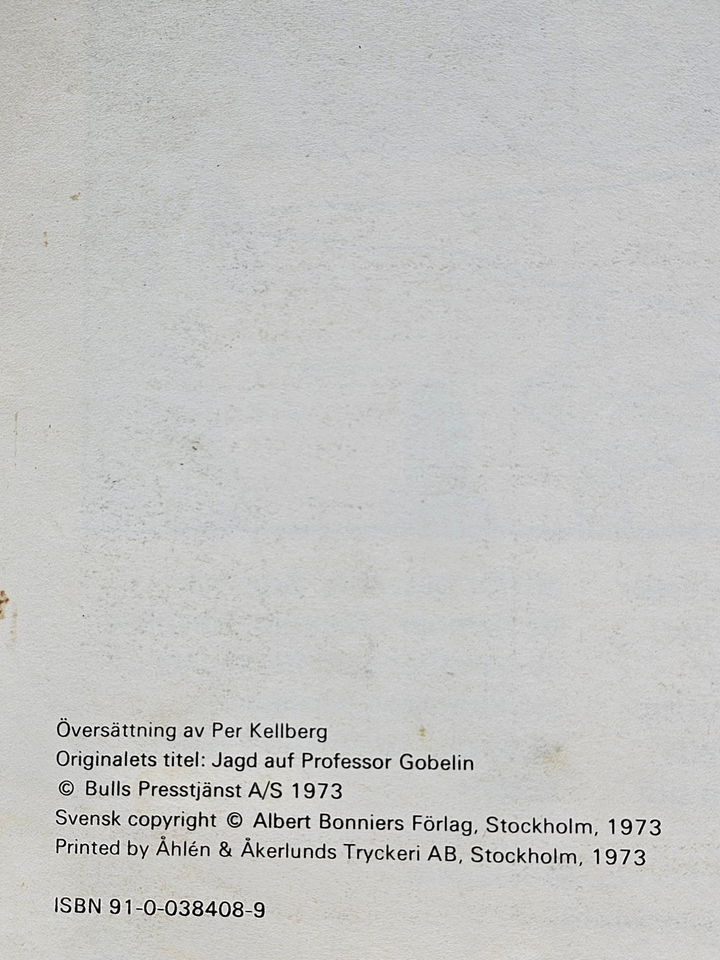 Jakten På Professor Grubbel 1973 #FR#