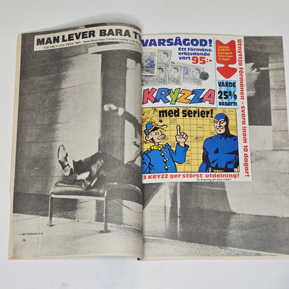 James Bond Nr 1 1989 #FN# + Prenumerationsbilaga