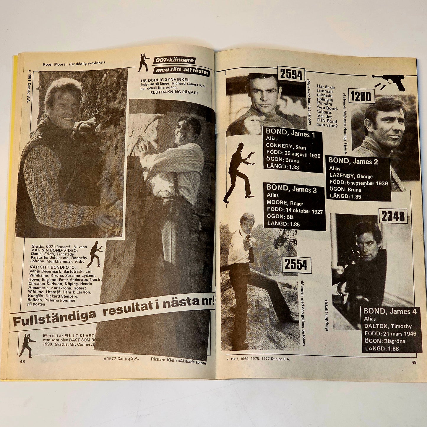 James Bond Nr 7 1990 #VG#