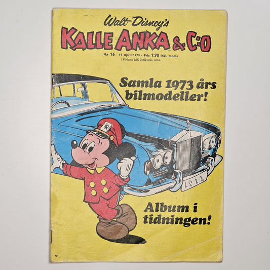 Kalle Anka & Co Nr 16 1973 #GD#