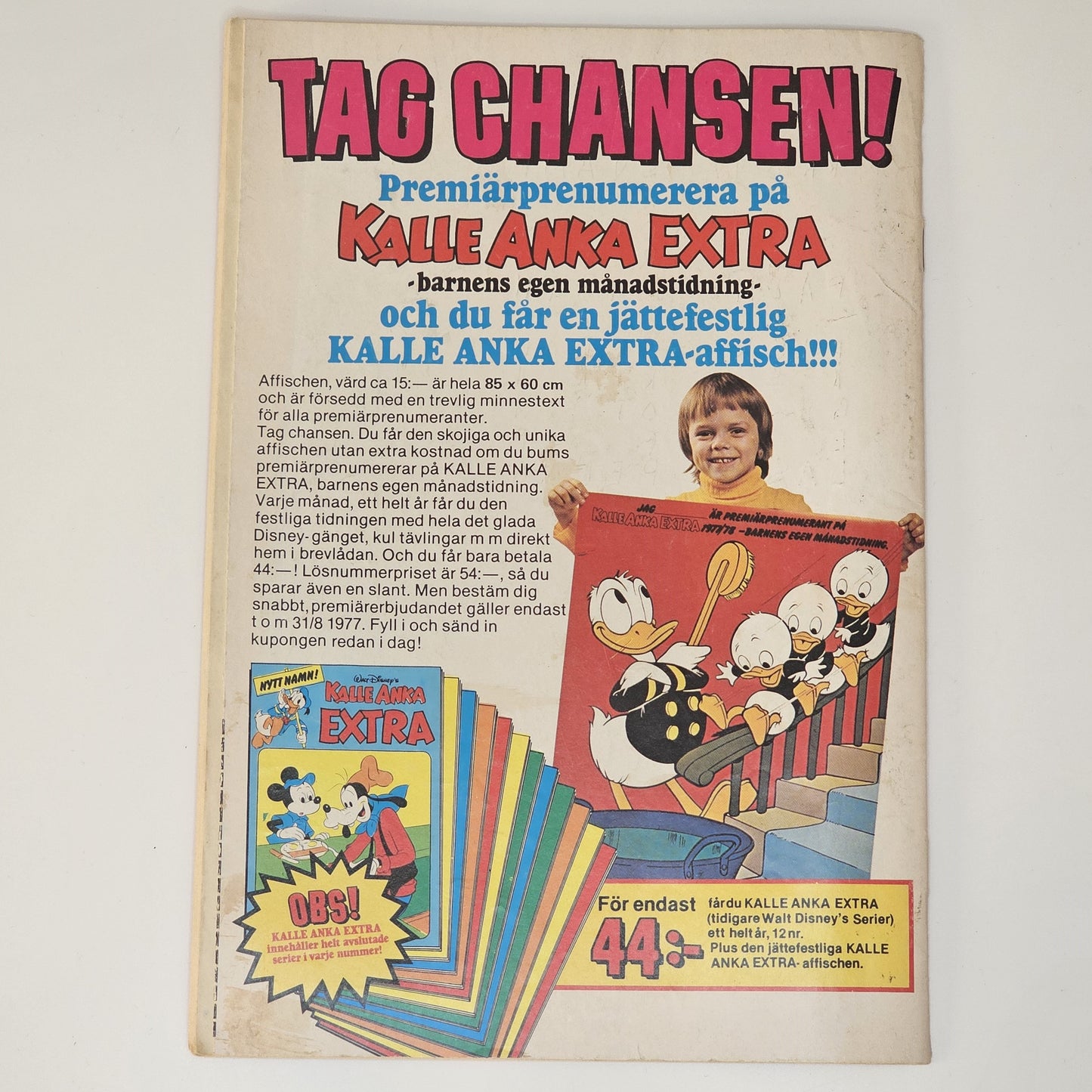 Kalle Anka Extra Nr 2 1977 #FR#