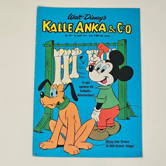 Kalle Anka & Co Nr 16 1971 #GD#