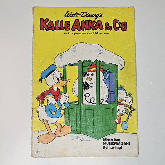 Kalle Anka & Co Nr 5 1971 #VG#