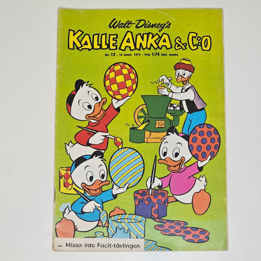 Kalle Anka & Co Nr 12 1972 #VG#