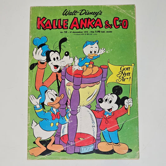 Kalle Anka & Co Nr 52 1973 #GD# + Prenumerationsbilaga