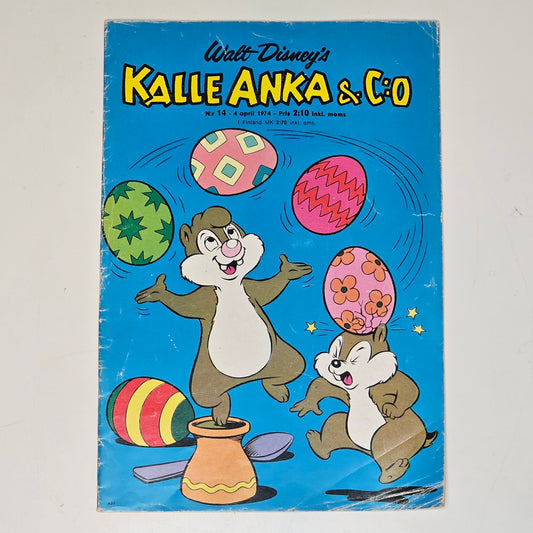 Kalle Anka & Co Nr 14 1974 #VG#