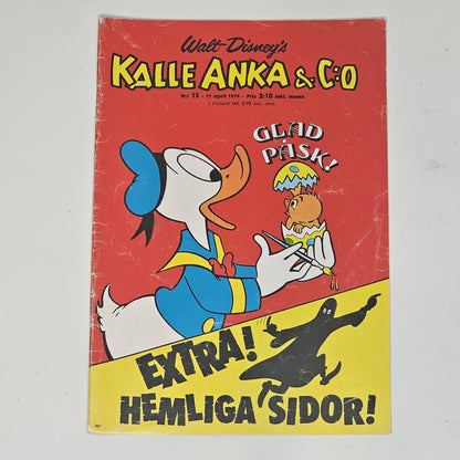 Kalle Anka & Co Nr 15 1974 #VG#