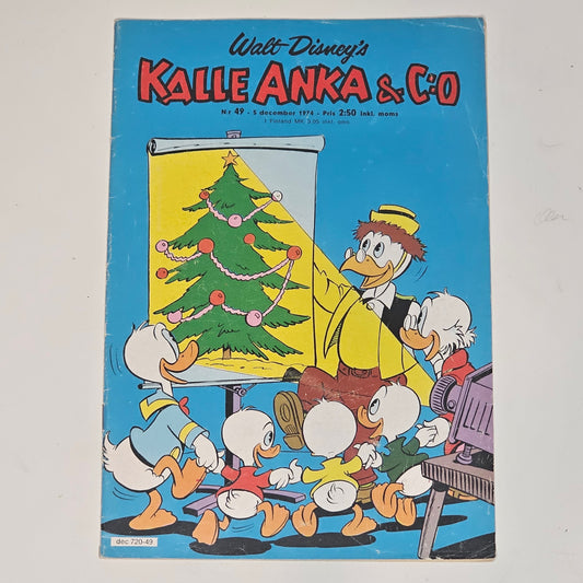 Kalle Anka & Co Nr 49 1974 #VG#