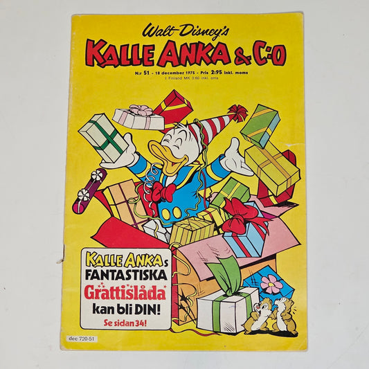 Kalle Anka & Co Nr 51 1975 #FN#
