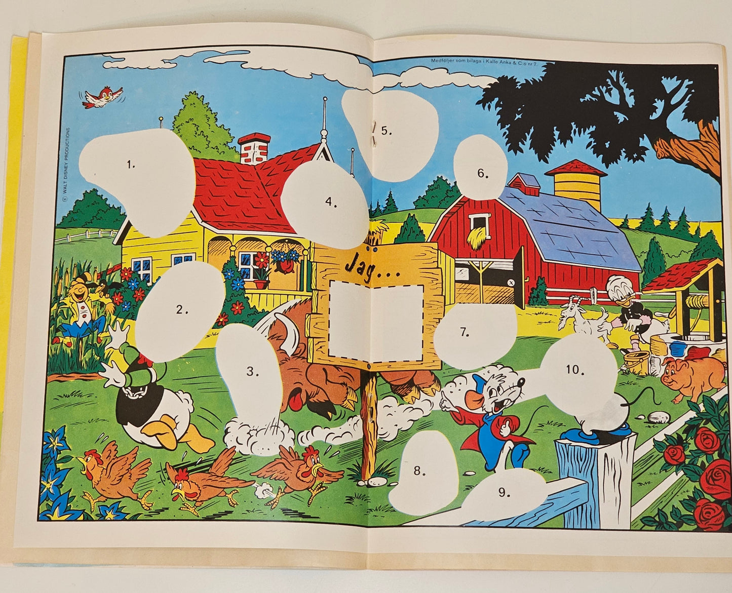 Kalle Anka & Co Nr 7 1975 #VG# + Bilaga