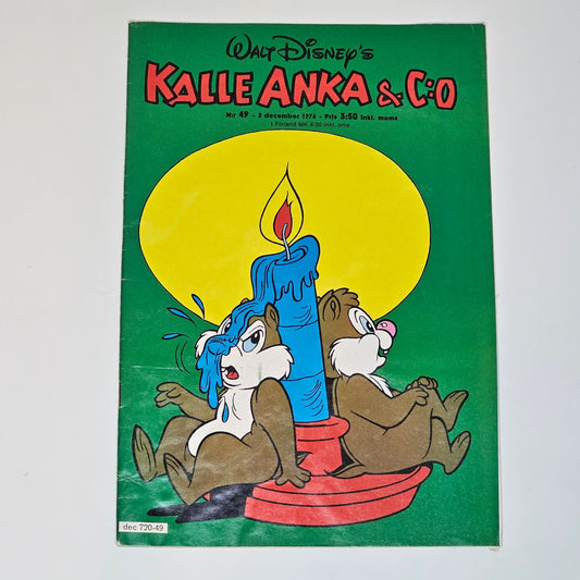 Kalle Anka & Co Nr 49 1976 #VG# + Prenumerationsbilaga