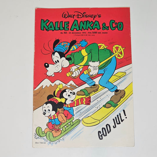 Kalle Anka & Co Nr 52 1976 #FN# + Prenumerationsbilaga