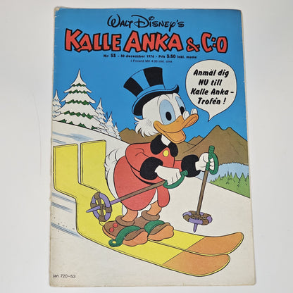 Kalle Anka & Co Nr 53 1976 #VG# + Prenumerationsbilaga