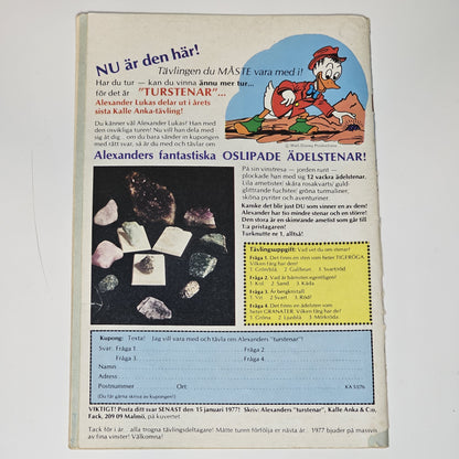 Kalle Anka & Co Nr 53 1976 #VG# + Prenumerationsbilaga