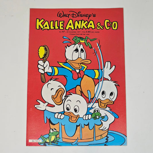 Kalle Anka & Co Nr 47 1977 #VF# + Prenumerationsbilaga
