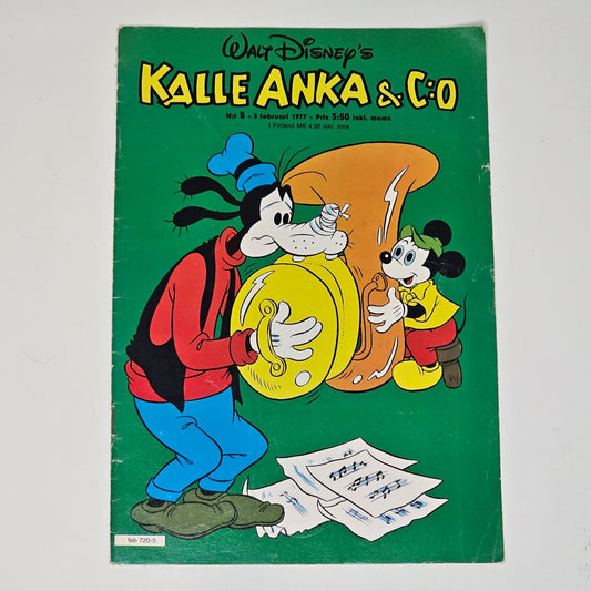 Kalle Anka & Co Nr 5 1977 #VG#