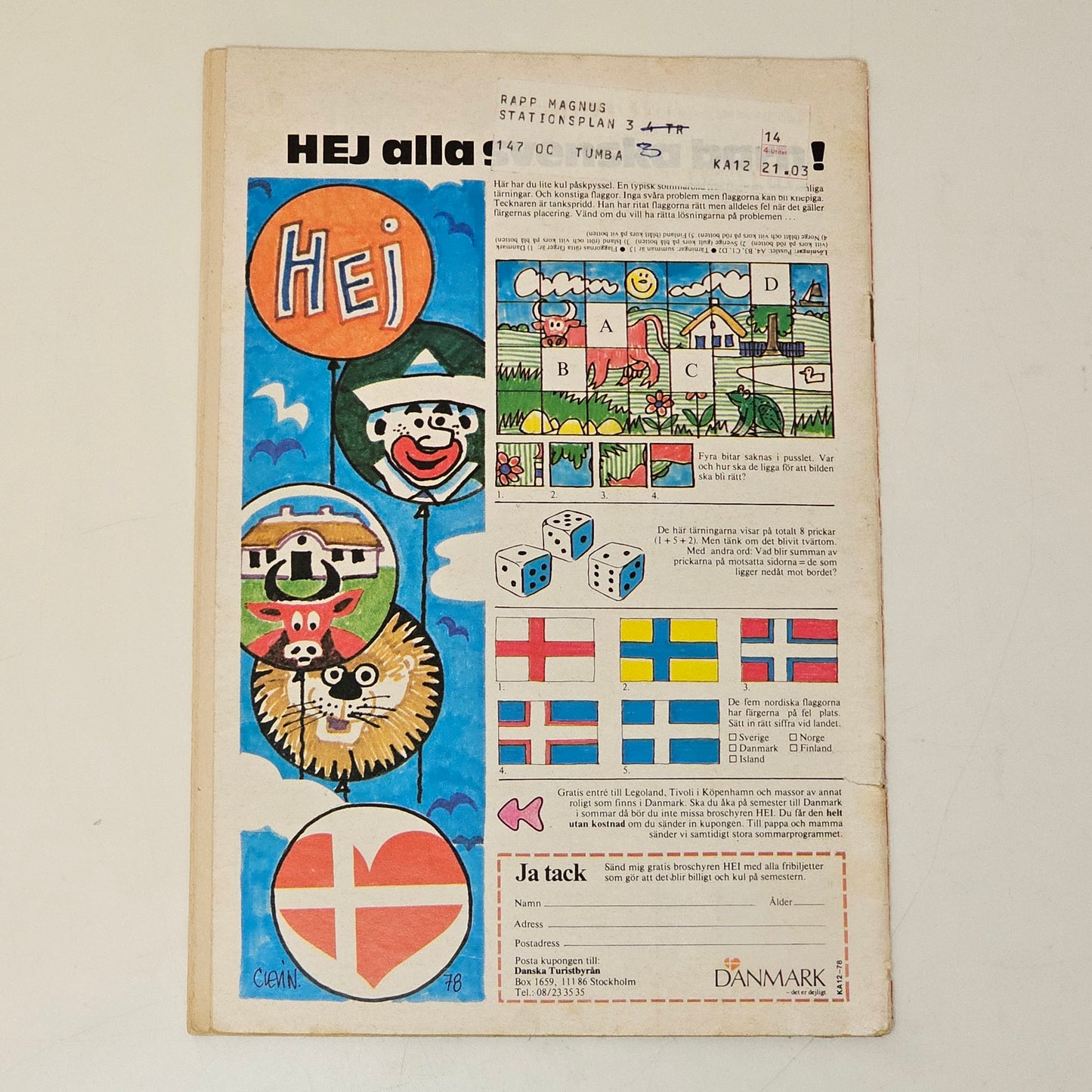 Kalle Anka & Co Nr 12 1978 #VG#