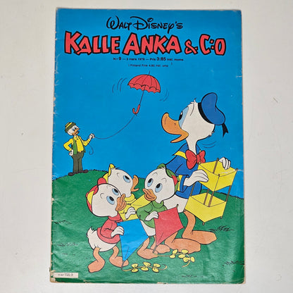 Kalle Anka & Co Nr 9 1978 #VG# + Reklambilaga